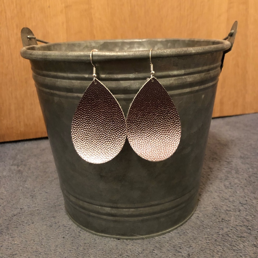 Faux Leather Earrings